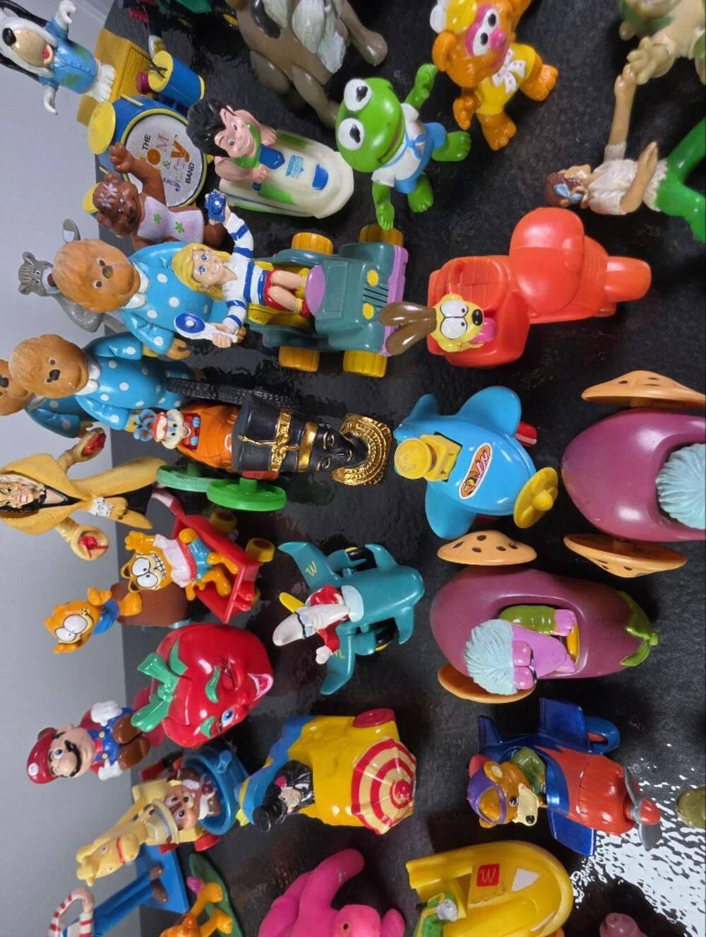 Vintage Fast Food Promotional And Cartoon Character Toys 56 Pieces